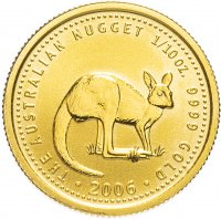 Купить Австралия 25 долларов 2006 "Австралийский наггет: Кенгуру"