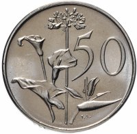 Купить ЮАР 50 центов 1977
