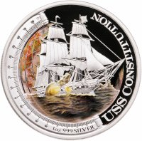 купить Тувалу 1 доллар 2012 "Корабли,изменившие мир-USS Constitution»