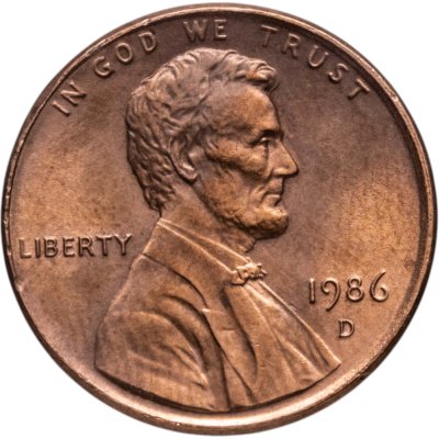 купить США 1 цент (cent) 1986 "Lincoln Cent"