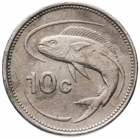 купить Мальта 10 центов (cents) 1986 (лодка)