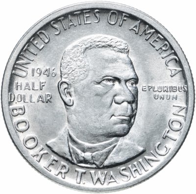 купить США 50 центов (1/2 доллара, half dollar) 1946 Букер Талиафер Вашингтон