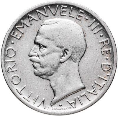 купить Италия 5 лир (lire) 1927 Виктор Иммануил III