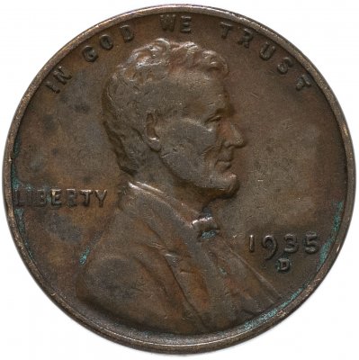 купить США 1 цент (cent) 1935 D