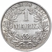 купить Германия 1 марка 1914 A знак монетного двора: "A" - Берлин