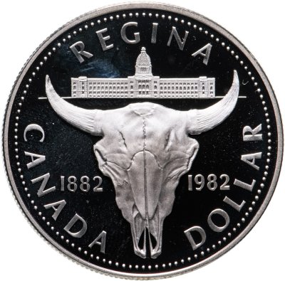 купить Канада 1 доллар (dollar) 1982 "100 лет городу Реджайна"