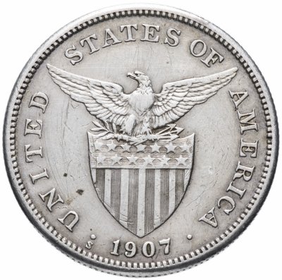 купить Филиппины (автономия в составе США) 1 песо (peso) 1907 S