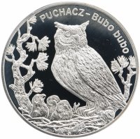 купить Польша 20 злотых (zlotych) 2005 Всемирная природа - Филин