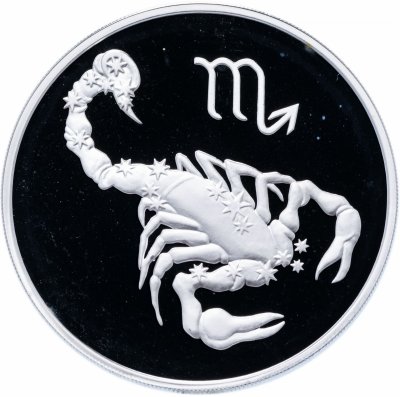 купить 3 рубля 2003 ММД Proof Скорпион