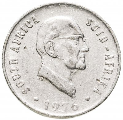 купить ЮАР 10 центов (cents) 1976 "Окончание президентства Якобуса Йоханнеса Фуше"