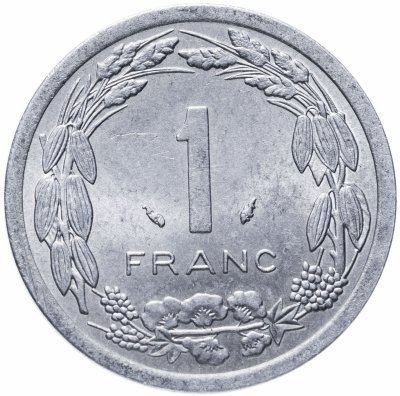 купить Центральная Африка 1 франк (franc) 1976