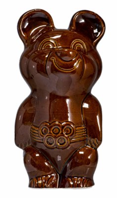 купить Копилка "Олимпийский Мишка", керамика, СССР, 1980-1990 гг.