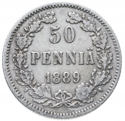 купить 50 пенни 1889 L, для Финляндии
