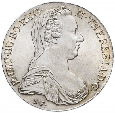 купить Рестрайк талера Марии Терезии 1780 года