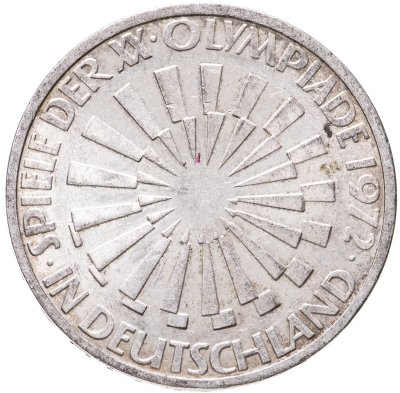 купить Германия (ФРГ) 10 марок 1972 "XX летние Олимпийские Игры, Мюнхен 1972"
