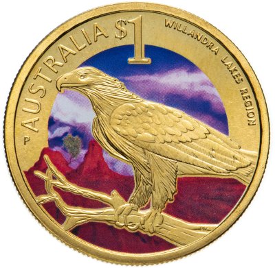 купить Австралия 1 доллар 2012 Юбилей Австралии - Озерный район Уилландра
