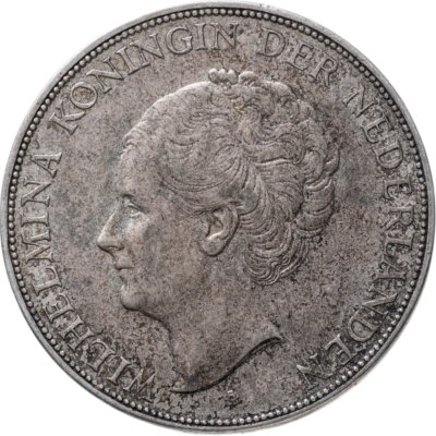 купить Нидерланды 2 1/2 гульдена (gulden) 1932