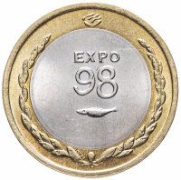 Купить Португалия 200 эскудо (escudos) 1998 "Международный год океана - ЭКСПО, 1998"