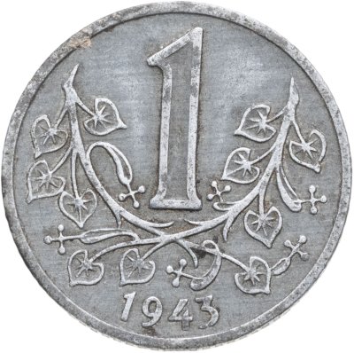 купить Богемия и Моравия 1 крона (crown) 1943