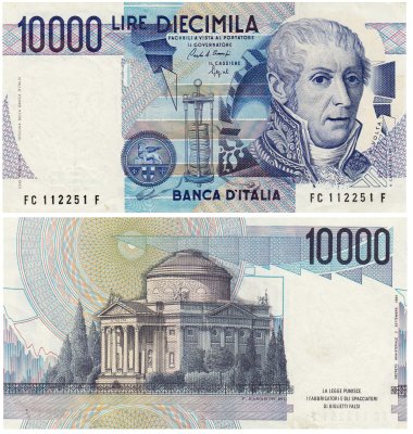 купить Италия 10000 лир 1984 (Pick 112b)