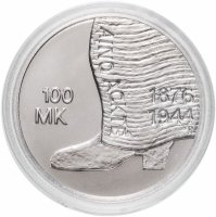 купить Финляндия 100 марок (markkaa) 2001 М 125 лет со дня рождения Айно Акте