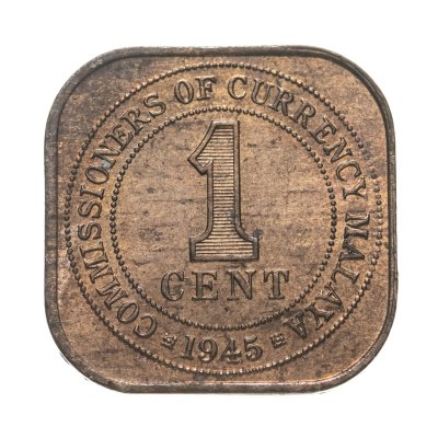 купить Малайя 1 цент (cent) 1945