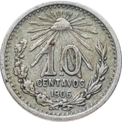 купить Мексика 10 сентаво (centavos) 1906