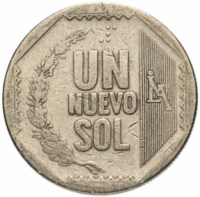 купить Перу 1 новый соль (nuevo sol) 1999-2000, случайная дата