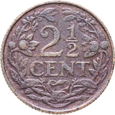 купить Нидерланды 2 1/2 цента (cent) 1929