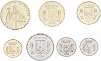 купить Украина набор монет 1992-2016 (7 штук)