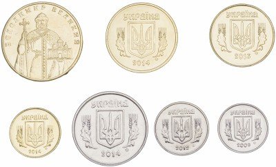 купить Украина набор монет 1992-2016 (7 штук)