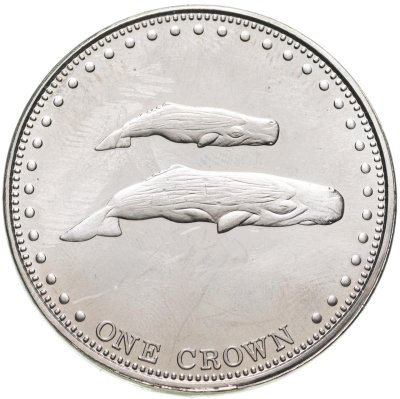 купить Тристан-да-Кунья 1 крона (crown) 2008 "Киты"