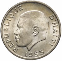 Купить Гаити 5 сантимов (centimes) 1953