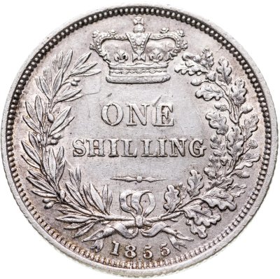 купить Великобритания 1 шиллинг (shilling) 1855