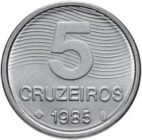 купить Бразилия 5 крузейро (cruzeiros) 1985 "ФАО - Кофейная плантация"