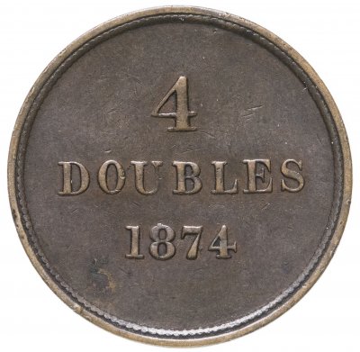 купить Гернси 4 дубля 1874