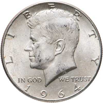 купить США 50 центов (1/2 доллара, half dollar) 1964 Kennedy Half Dollar (Кеннеди)