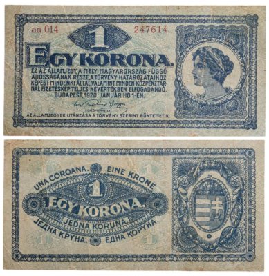 купить Венгрия 1 крона 1920