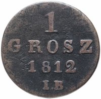 купить Польша 1 грош 1812