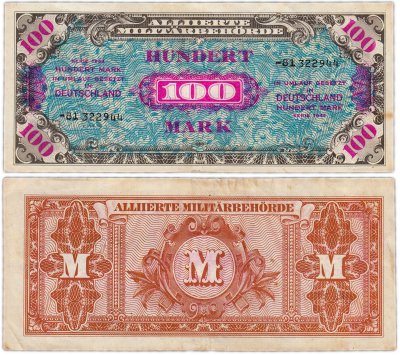 купить Германия 100 марок 1944 (Pick 197) Советская зона оккупации