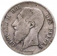 купить Бельгия 50 сантимов (centimes) 1899 Надпись на французском - 'DES BELGES'