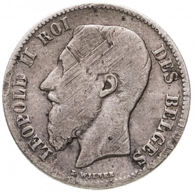 купить Бельгия 50 сантимов (centimes) 1899 Надпись на французском - 'DES BELGES'