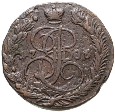 купить 5 копеек 1786 ЕМ
