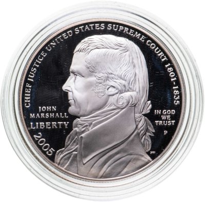 купить США 1 доллар (dollar) 2005 "170 лет со дня смерти Джона Маршалла"