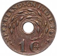 Купить Голландская Ост-Индия 1 цент 1945 S