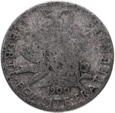 купить Франция 50 сантимов (centimes) 1897-1920, случайный год