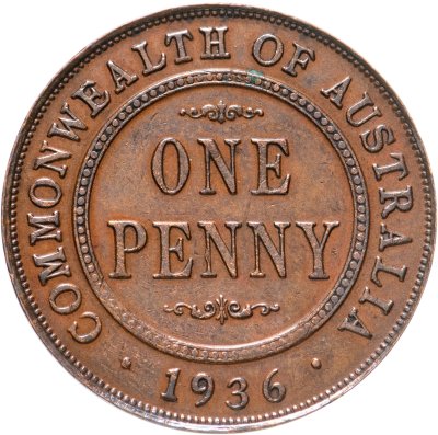купить Австралия 1 пенни (penny) 1936