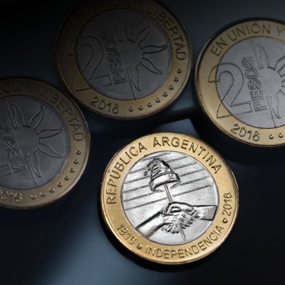купить Аргентина 2 песо 2016 "200 лет Независимости"