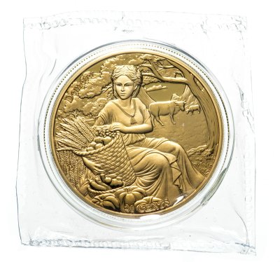 купить Самоа 20 центов (cents) 2021 "Боги Олимпа- Деметра/ Знак зодиака- Дева" (в капсуле)