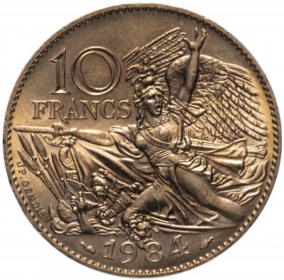 купить Франция 10 франков (francs) 1984 "200 лет со дня рождения Франсуа Рюда"
